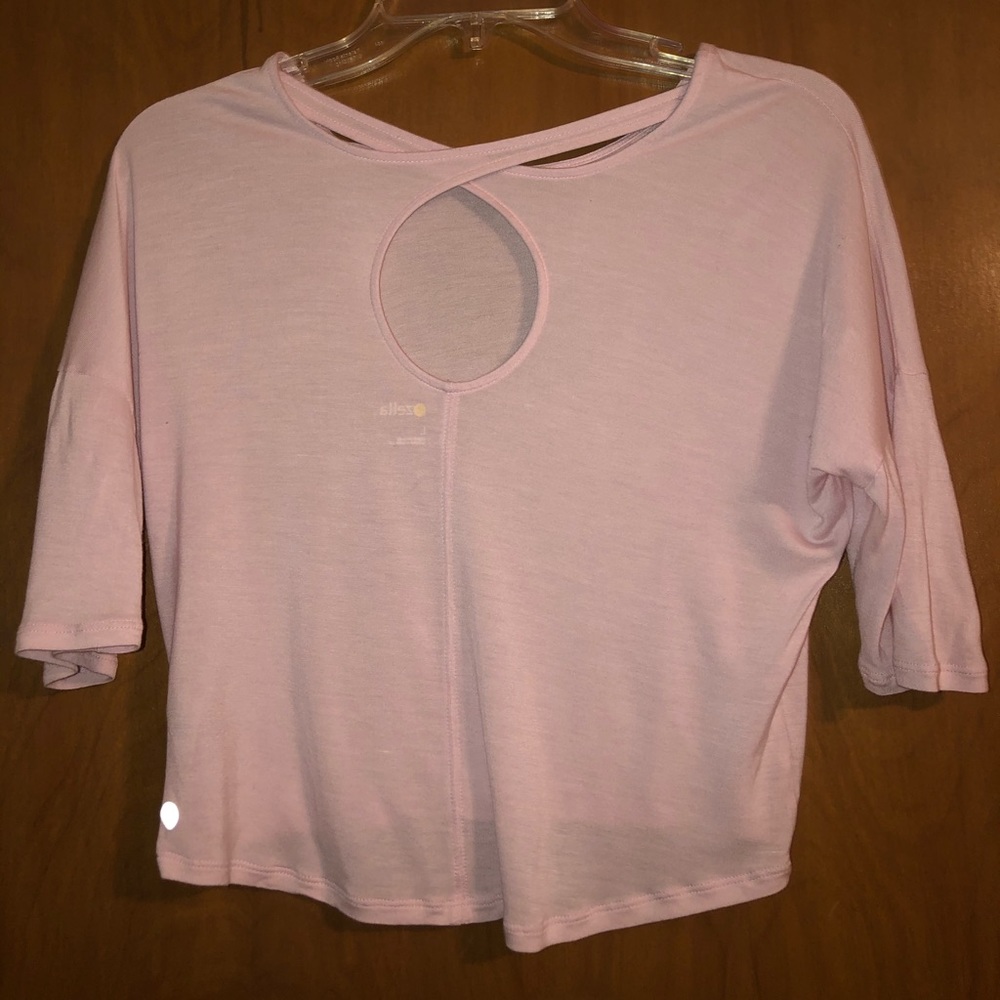 ZELLA girls light pink light weight short sleeve